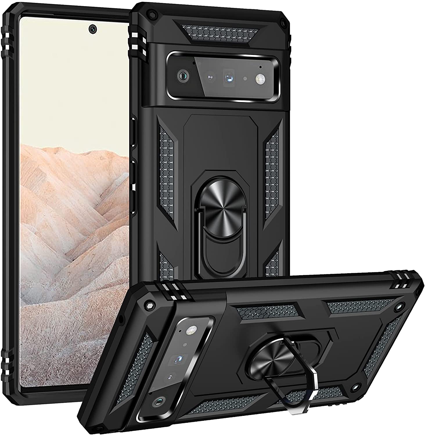 Étui à anneau hybride pour Google Pixel 8A Étui à anneau hybride pour Google Pixel 8A